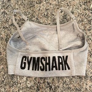 Gymshark Gray & Black Sports Bra